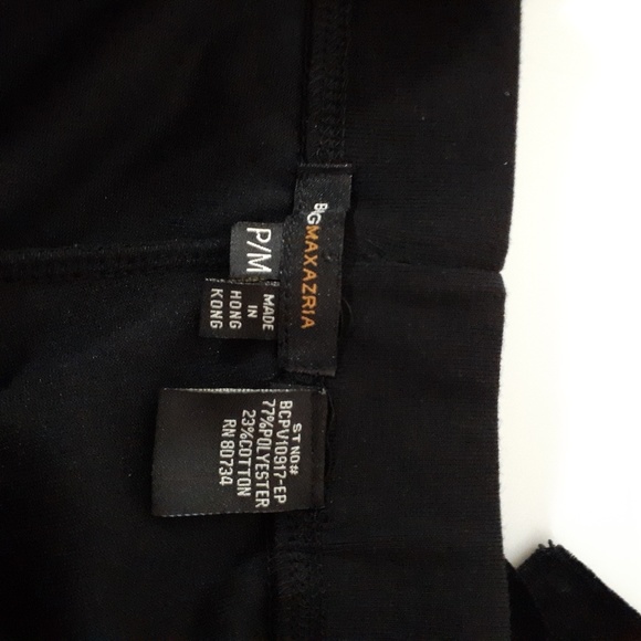 BCBG Maxazria Black Embroidered Lounge Pants - Picture 6 of 8